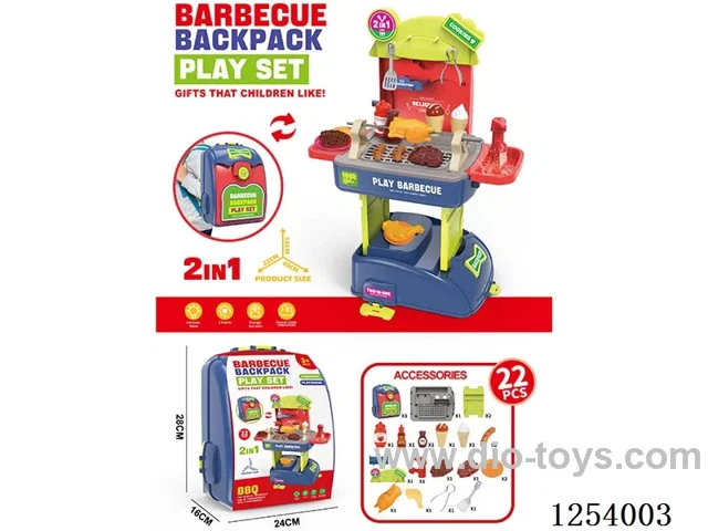 2-in-1 Storage Backpack: Barbecue Table