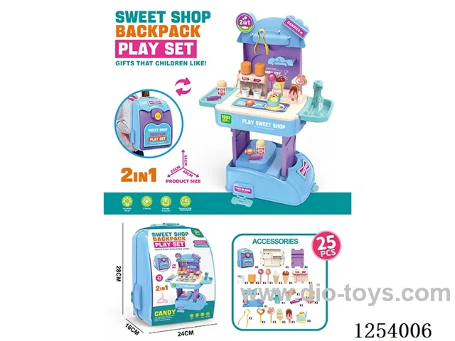 2-in-1 Storage Backpack Candy Table