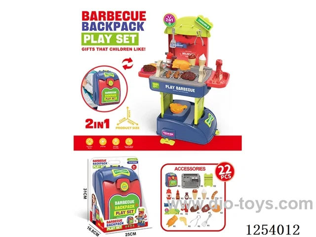 2-in-1 Storage Backpack Barbecue Table