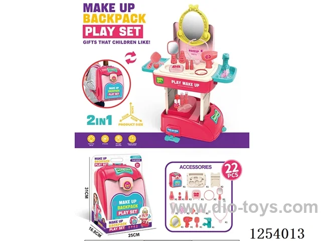 2-in-1 Storage Backpack Jewellery Table
