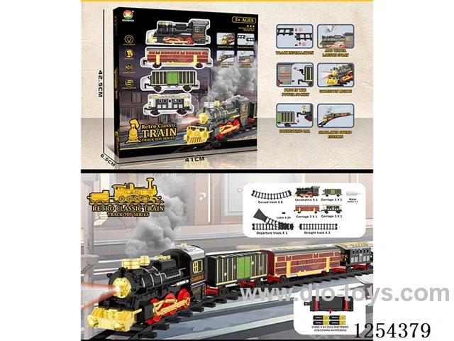 Classic Steam Electric Railway Train W L/M/spray/ not included battery