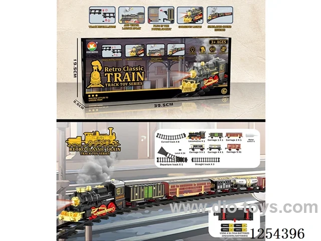 Classic Steam Electric Railway Train W L/M/spray/ not included battery