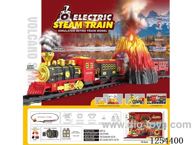 Classic Steam Electric Railway Train W L/M/spray/ not included battery