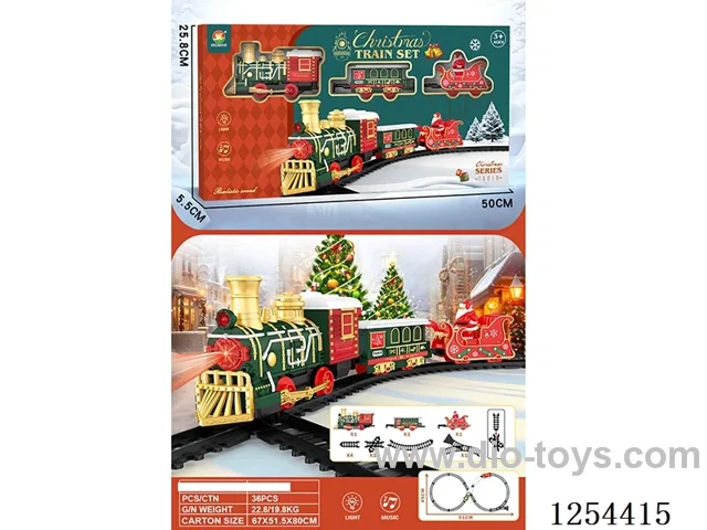 Classic Electric Railway Train (Christmas model) W L/M/songs not included battery