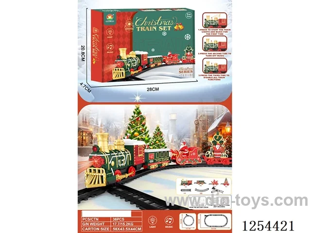 Classic Electric Railway Train (Christmas model) W L/M/songs not included battery