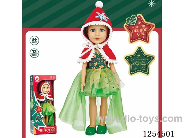 12 inch Vinyl Christmas Dolls
