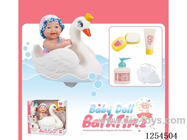10 inch swimming ring + 12 inch doll