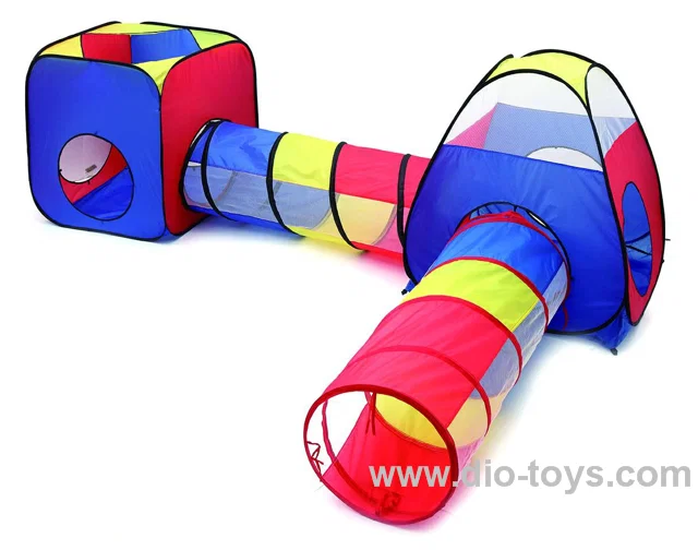 4in1 A set of four pieces of three-color fabric