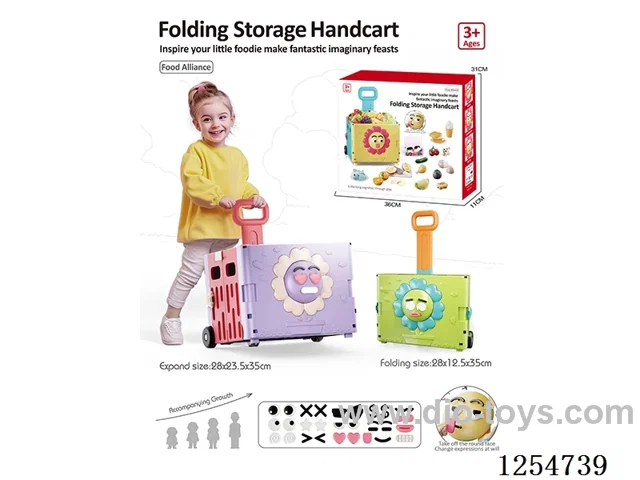 Folding Shopping Cart Set