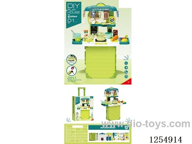 Large Trolley Case Kitchen Set