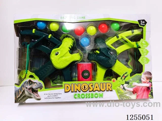 Dinosaur Ping Pong Bow and Arrow Set (EVA Balls)