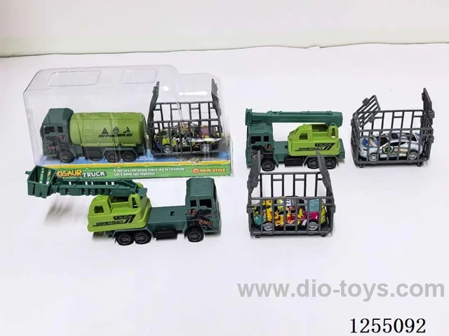 Pull back Dinosaur Engineering Vehicle (with pull back Car)