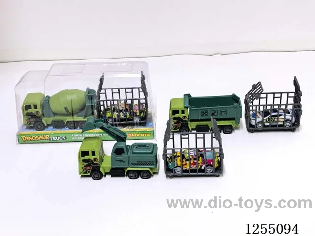 Pull back Dinosaur Engineering Vehicle (with pull back Car)
