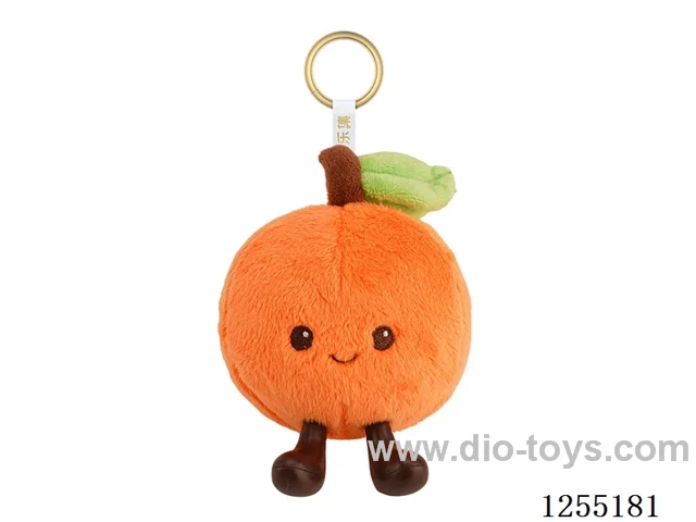 Orange Plush Keyring