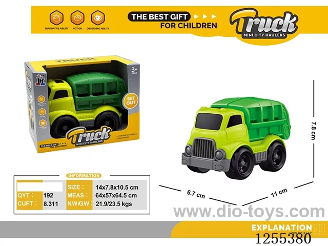 Mini cartoon sanitation vehicle