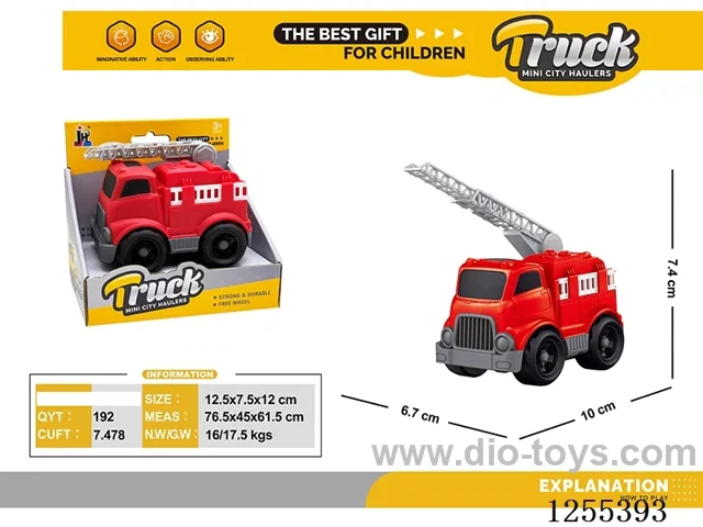 Mini cartoon fire truck