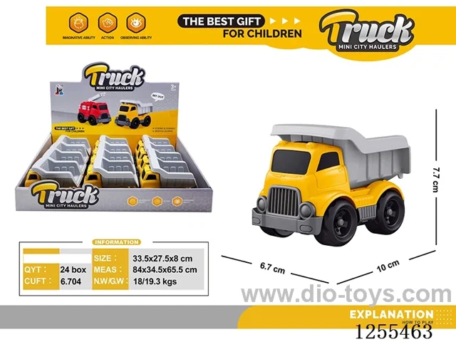Mini cartoon dump truck 12PCS