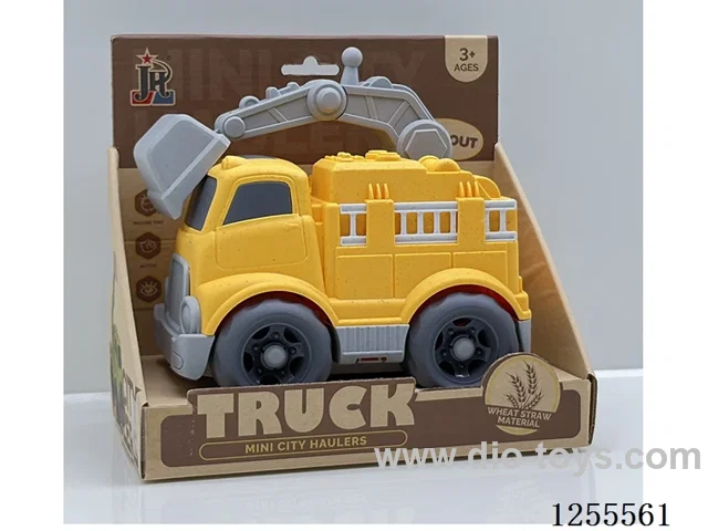 Straw cartoon forklift