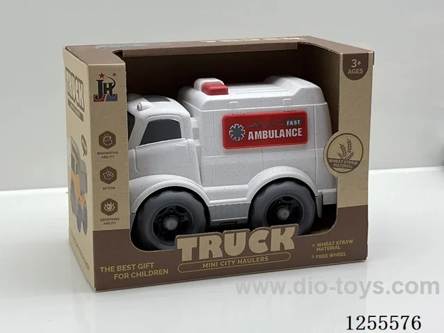 Straw cartoon ambulance