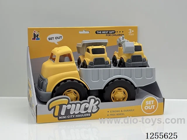 Cartoon flatbed car