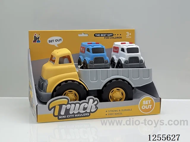 Cartoon flatbed car