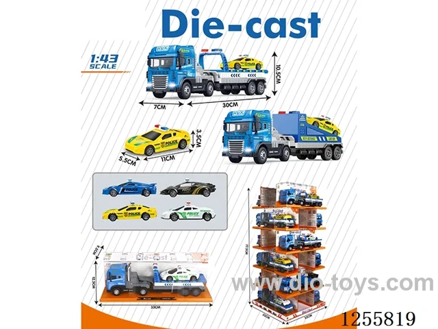 Inertial alloy police car W L/M
