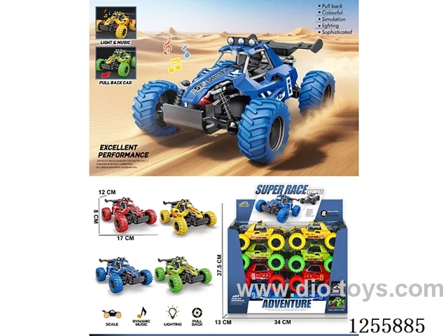 pull back car W L/M 8PCS