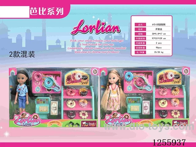 6 inch doll set 2 mixed