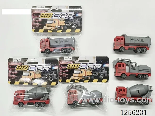 pull back Firefighting Engineering Vehicle (3 mixed)