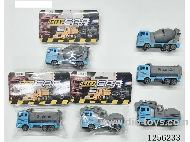 pull back Police Engineering Vehicle (3 mixed)