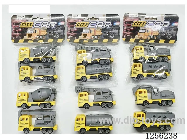 2PCS pull back Engineering Vehicle (3 mixed)