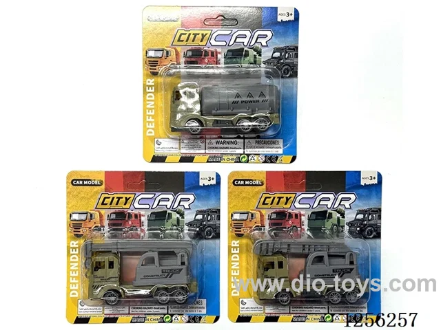 Pull back Military Engineering Vehicles (3 mixed)