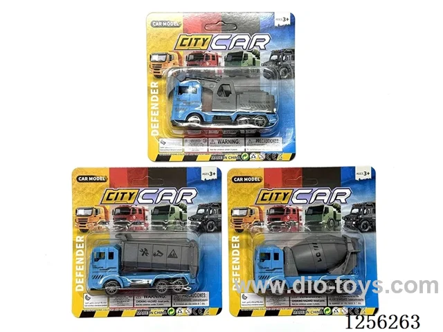 pull back Police Engineering Vehicles (3 mixed)