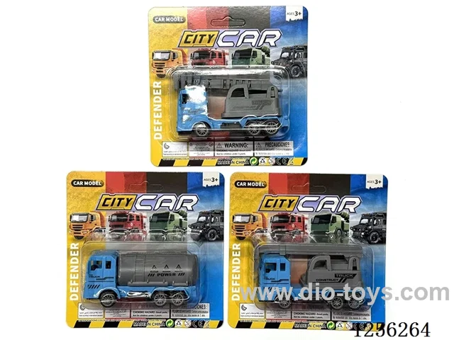 pull back Police Engineering Vehicles (3 mixed)