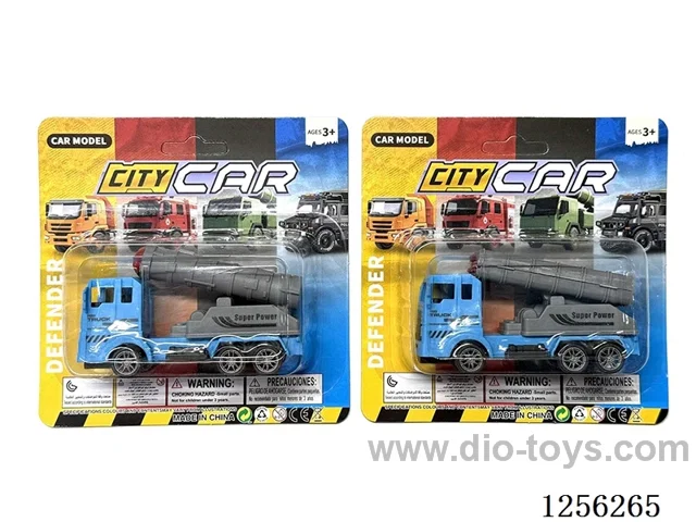 pull back Police Missile Vehicles (2 mixed)