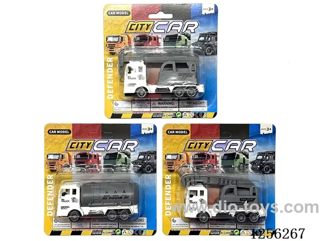 pull back Zoo Engineering Vehicles (3 mixed)