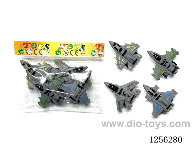 4PCS pull back Military Fighter Jets