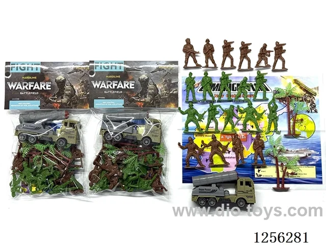 Military pull back Missile Vehicle Set (2 mixed)