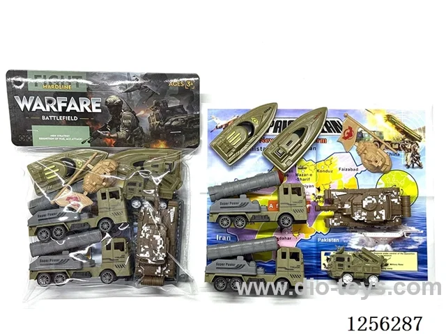 Military pull back Missile Vehicle Set