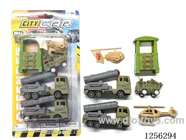 Military pull back Missile Vehicle Set