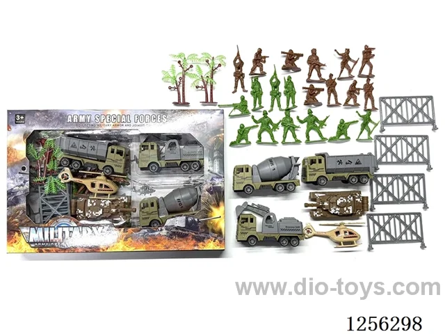 Military pull back Engineering Vehicle Set