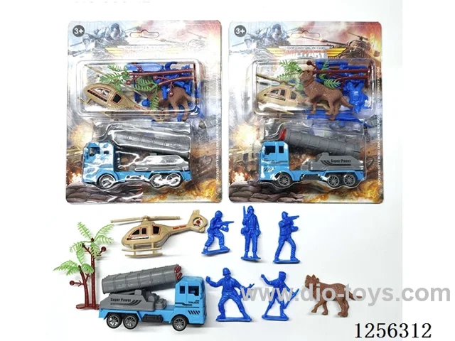pull back SWAT Missile Vehicle Set (2 mixed)
