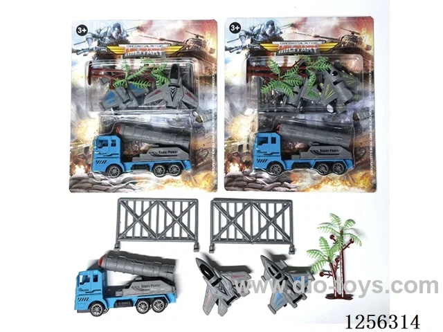 pull back SWAT Missile Vehicle + pull back Aircraft Set (2 mixed)