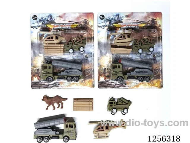 pull back Military Missile Vehicle Set (2 mixed)