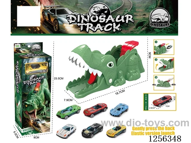 Catapult Dinosaur Track Car (with plastic car)