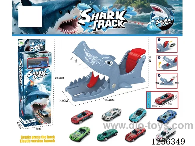 Catapult Shark Track Car (with alloy car)