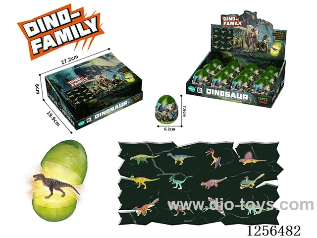 Prehistoric Dinosaur-Themed Eggs (12PCS)