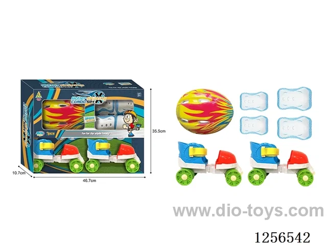 Roller Skate Protective Gear & Helmet Set