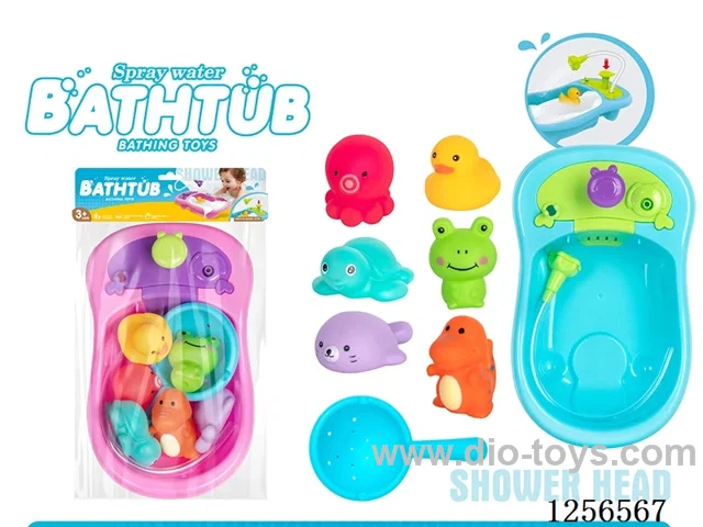 Pressure-Activated Water Bath Tub - Vinyl Bathing Set