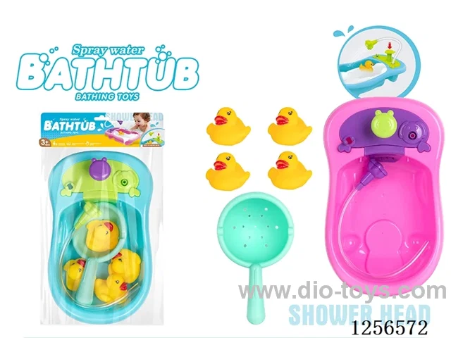 Pressure-Activated Water Bath Tub - Vinyl Bathing Set